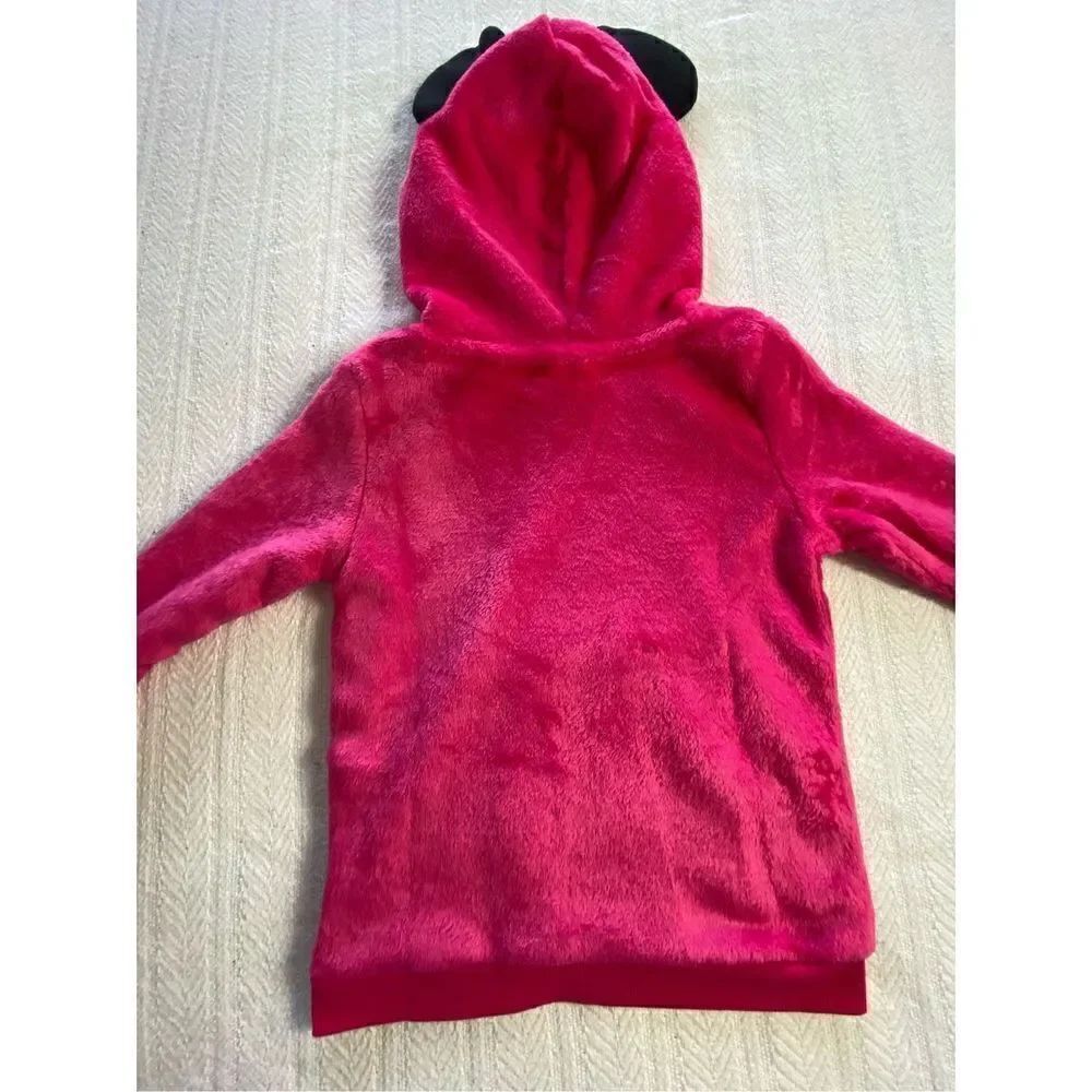 DISNEY’S MINNIE MOUSE 3T PLUSH TUNIC HOODIE - Picture 4 of 6